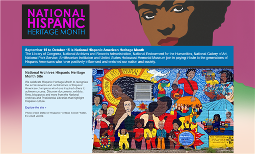 National Hispanic Heritage Month .gov Site